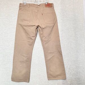 Men's Levi's 501 Tan Button Fly Jeans 36x30
